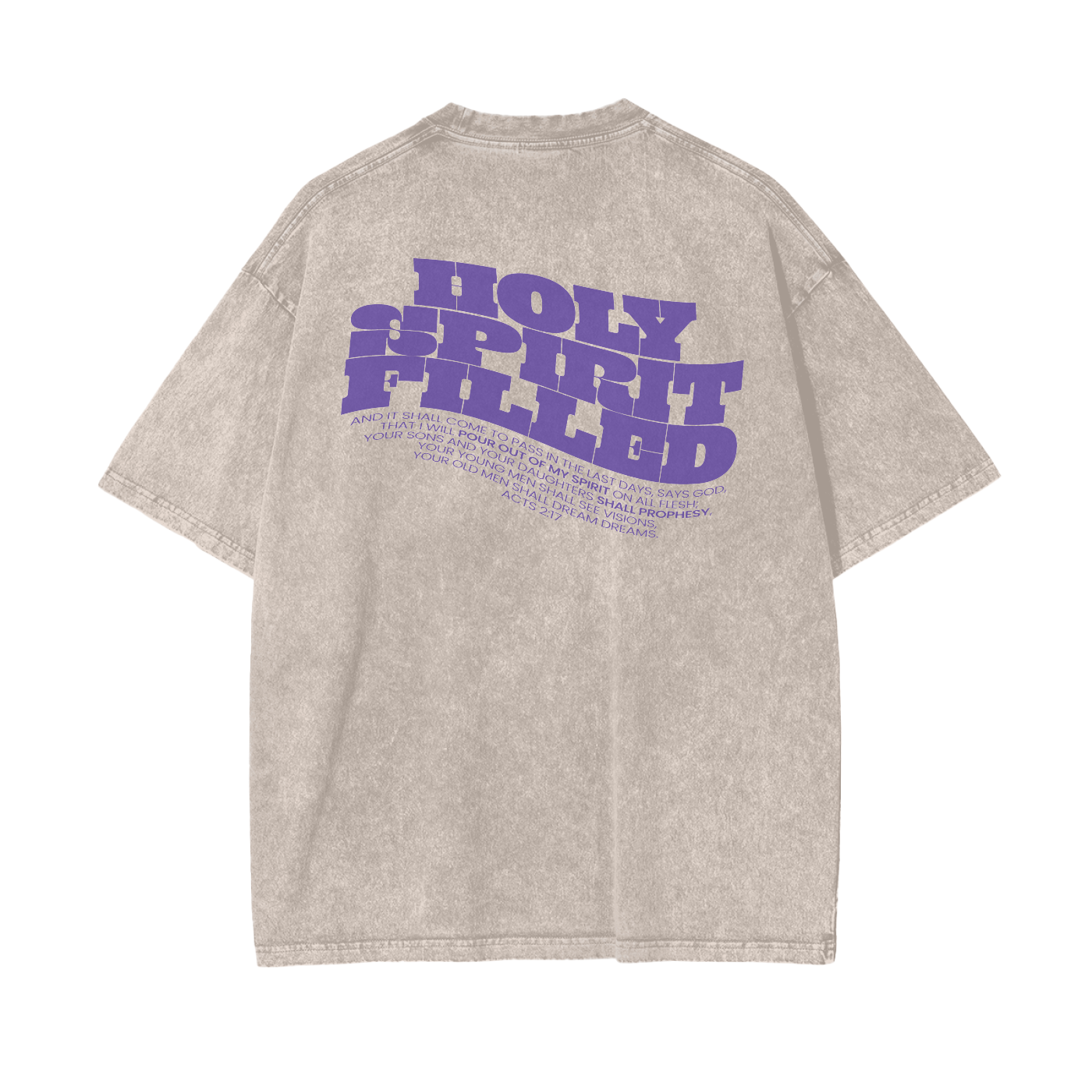 Holy Spirit Oversized Vintage Tee